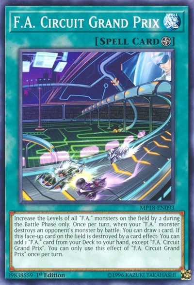 F.A. Circuit Grand Prix (MP18-EN093) [2018 Mega-Tins Mega Pack]