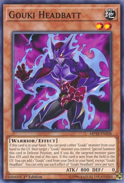 Gouki Headbatt (MP18-EN108) [2018 Mega-Tins Mega Pack]
