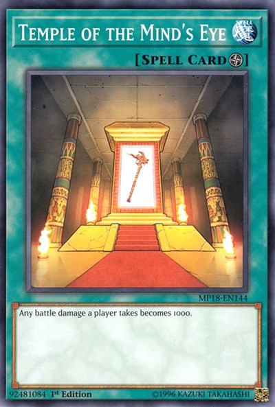 Temple of the Mind's Eye (MP18-EN144) [2018 Mega-Tins Mega Pack]