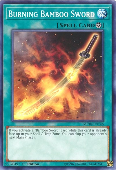 Burning Bamboo Sword (MP18-EN146) [2018 Mega-Tins Mega Pack]
