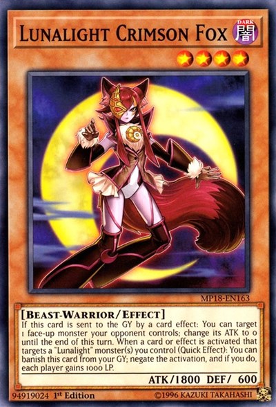 Lunalight Crimson Fox (MP18-EN163) [2018 Mega-Tins Mega Pack]