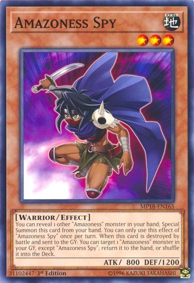 Amazoness Spy (MP18-EN165) [2018 Mega-Tins Mega Pack]