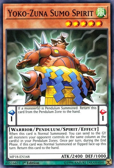 Yoko-Zuna Sumo Spirit (MP18-EN168) [2018 Mega-Tins Mega Pack]