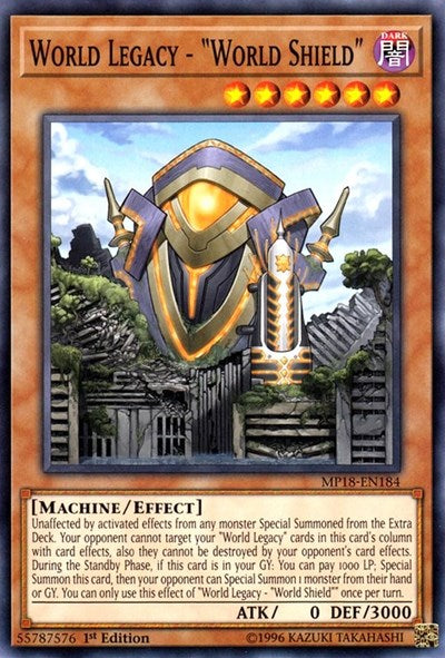 World Legacy - "World Shield" (MP18-EN184) [2018 Mega-Tins Mega Pack]