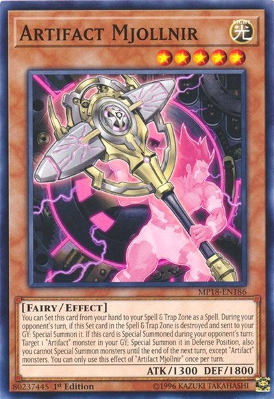 Artifact Mjollnir (MP18-EN186) [2018 Mega-Tins Mega Pack]
