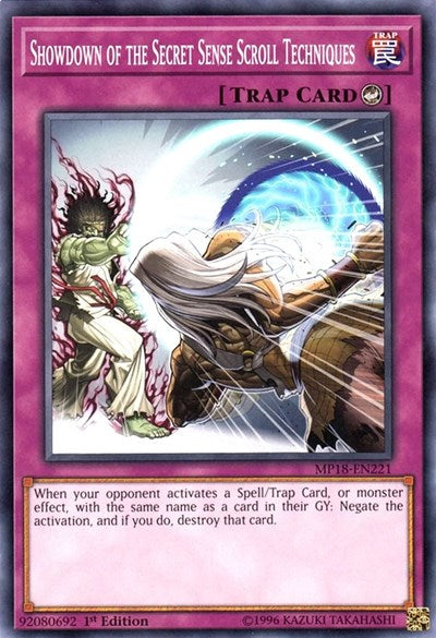 Showdown of the Secret Sense Scroll Techniques (MP18-EN221) [2018 Mega-Tins Mega Pack]