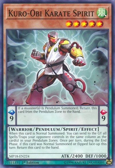 Kuro-Obi Karate Spirit (MP18-EN224) [2018 Mega-Tins Mega Pack]