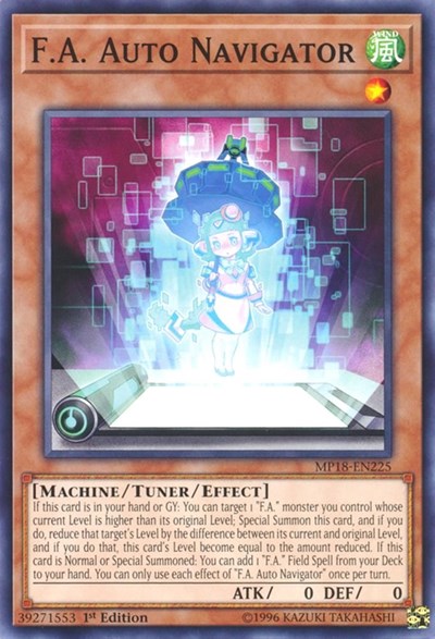 F.A. Auto Navigator (MP18-EN225) [2018 Mega-Tins Mega Pack]
