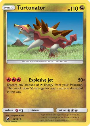 Turtonator 050/70  Dragon Majesty - Uncommon