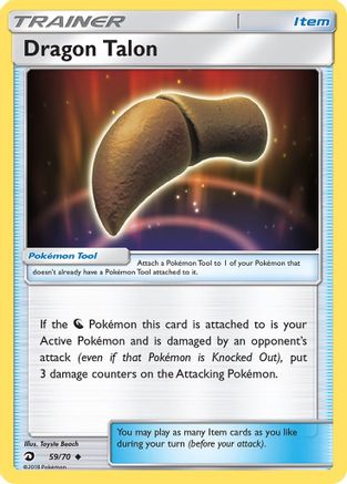 Dragon Talon 059/70  - Reverse Holofoil Dragon Majesty - Uncommon