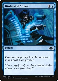 Disdainful Stroke (37) [Guilds of Ravnica]