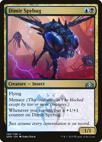 Dimir Spybug (166) [Guilds of Ravnica]