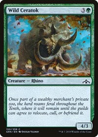 Wild Ceratok (150) [Guilds of Ravnica]