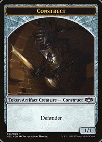 Construct Token (003) (3) [Mythic Edition: Guilds of Ravnica]