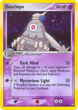 Dusclops 014/108  - Holofoil Deck Exclusives - Holo Rare