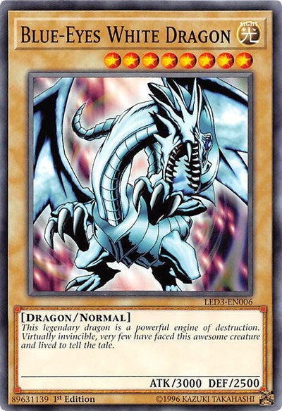 Blue-Eyes White Dragon (LED3-EN006) [Legendary Duelists: White Dragon Abyss]