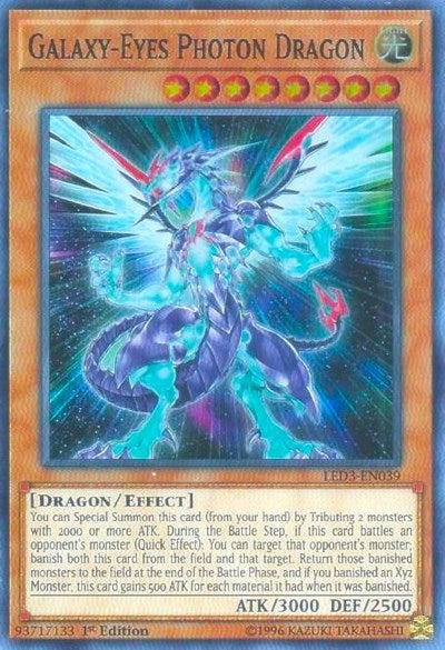 Galaxy-Eyes Photon Dragon (LED3-EN039) [Legendary Duelists: White Dragon Abyss]