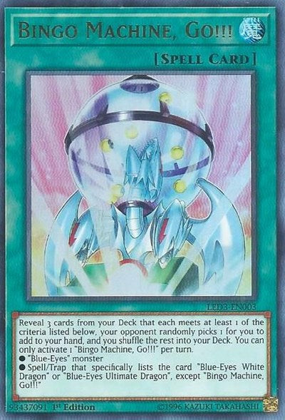 Bingo Machine, Go!!! (LED3-EN003) [Legendary Duelists: White Dragon Abyss]