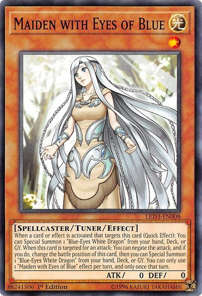 Maiden with Eyes of Blue (LED3-EN008) [Legendary Duelists: White Dragon Abyss]
