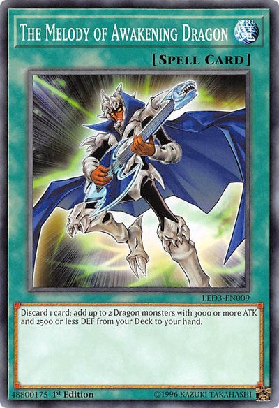 The Melody of Awakening Dragon (LED3-EN009) [Legendary Duelists: White Dragon Abyss]