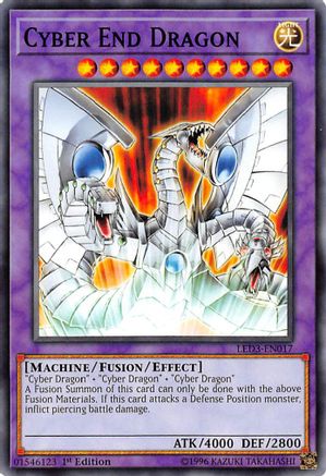 Cyber End Dragon (LED3-EN017) - Legendary Duelists: White Dragon Abyss 1st Edition