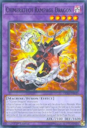 Chimeratech Rampage Dragon (LED3-EN019) - Legendary Duelists: White Dragon Abyss 1st Edition