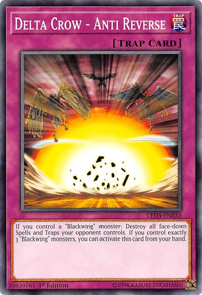Delta Crow - Anti Reverse (LED3-EN033) [Legendary Duelists: White Dragon Abyss]