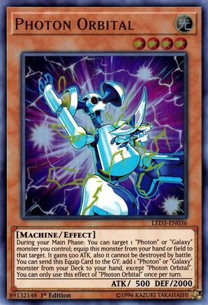 Photon Orbital (LED3-EN036) - Legendary Duelists: White Dragon Abyss 1st Edition