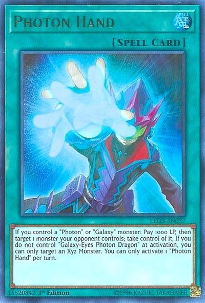Photon Hand (LED3-EN037) [Legendary Duelists: White Dragon Abyss]
