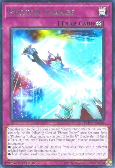 Photon Change (LED3-EN038) [Legendary Duelists: White Dragon Abyss]