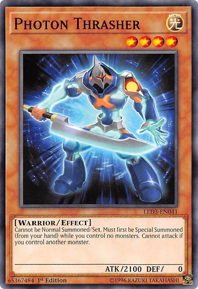 Photon Thrasher (LED3-EN041) [Legendary Duelists: White Dragon Abyss]