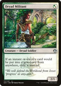 Dryad Militant (111) [Guilds of Ravnica: Guild Kits]