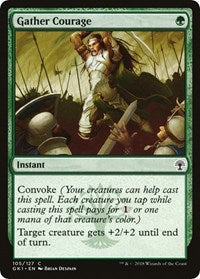 Gather Courage (105) [Guilds of Ravnica: Guild Kits]