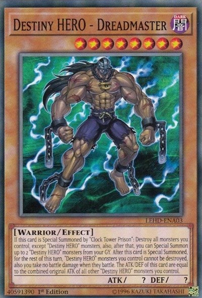 Destiny HERO - Dreadmaster (LEHD-ENA03) [Legendary Hero Decks]