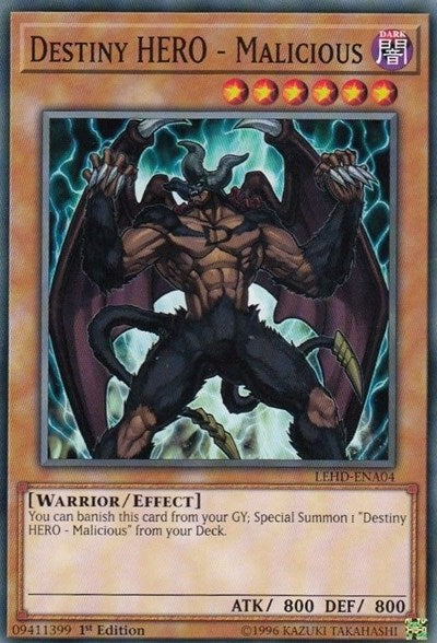 Destiny HERO - Malicious (LEHD-ENA04) [Legendary Hero Decks]