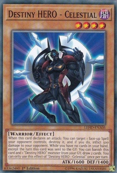 Destiny HERO - Celestial (LEHD-ENA05) [Legendary Hero Decks]