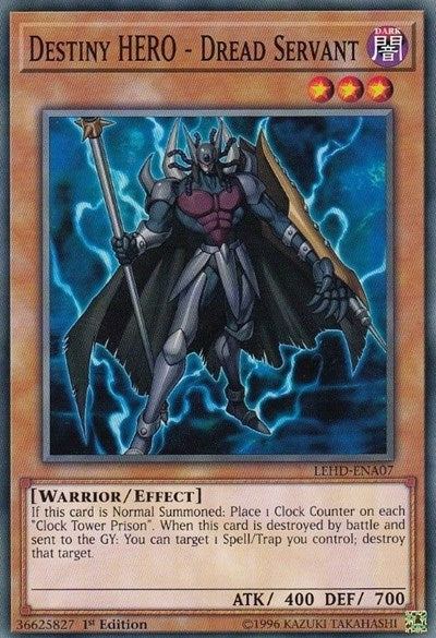 Destiny HERO - Dread Servant (LEHD-ENA07) [Legendary Hero Decks]