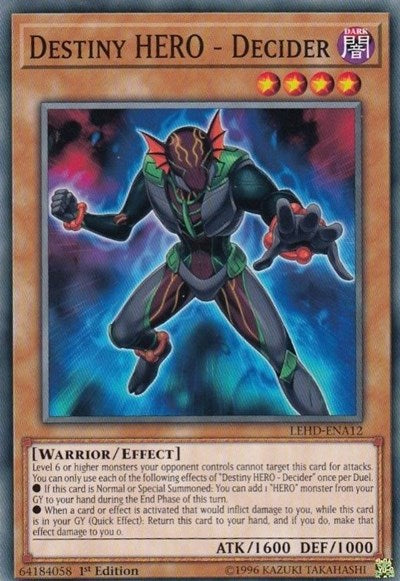 Destiny HERO - Decider (LEHD-ENA12) [Legendary Hero Decks]