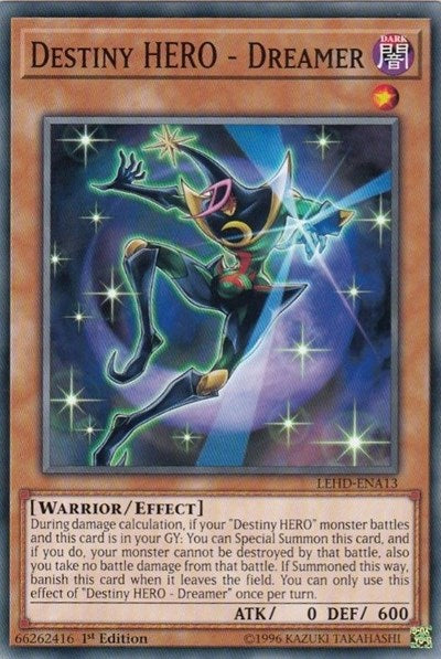 Destiny HERO - Dreamer (LEHD-ENA13) [Legendary Hero Decks]
