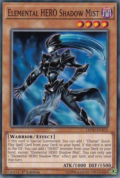 Elemental HERO Shadow Mist (LEHD-ENA15) [Legendary Hero Decks]
