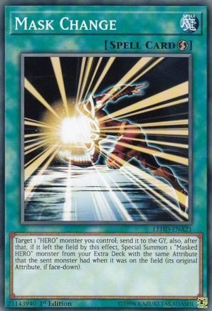 Mask Change (LEHD-ENA21) - Legendary Hero Decks 1st Edition