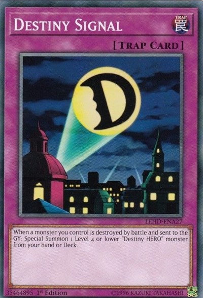 Destiny Signal (LEHD-ENA27) [Legendary Hero Decks]