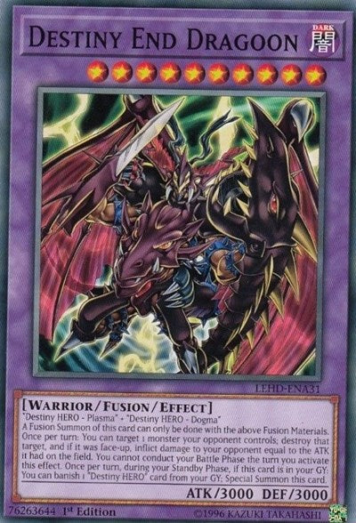 Destiny End Dragoon (LEHD-ENA31) [Legendary Hero Decks]