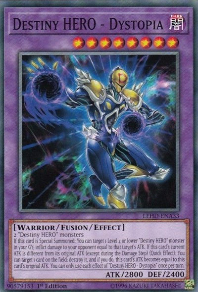 Destiny HERO - Dystopia (LEHD-ENA33) [Legendary Hero Decks]