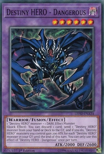 Destiny HERO - Dangerous (LEHD-ENA34) [Legendary Hero Decks]