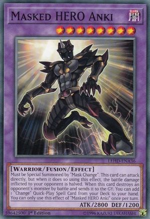 Masked HERO Anki (LEHD-ENA36) - Legendary Hero Decks 1st Edition