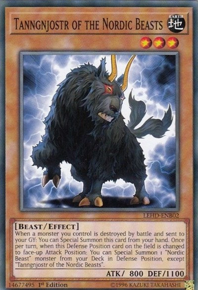 Tanngnjostr of the Nordic Beasts (LEHD-ENB02) [Legendary Hero Decks]
