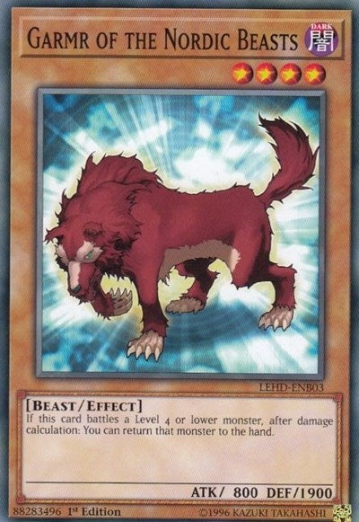Garmr of the Nordic Beasts (LEHD-ENB03) [Legendary Hero Decks]