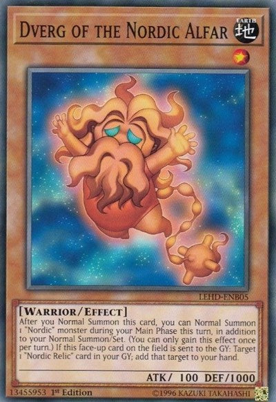 Dverg of the Nordic Alfar (LEHD-ENB05) [Legendary Hero Decks]