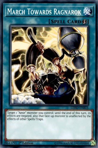 March Towards Ragnarok (LEHD-ENB15) [Legendary Hero Decks]